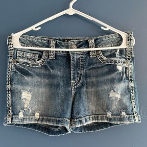 Silver Jean shorts size 29.